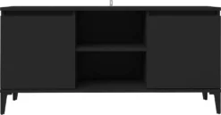 VidaXL TV-Schrank Mit Metallbeinen Schwarz 103,5x35x50 Cm -Vidaxlko Verkaufe 01bff4ed81c03936db43abe366369b8e