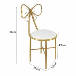 UNHO Esszimmerstühle 2er Set, Luxus Küchenstühle, Polsterstühle Schminkstuhl Mit Golden Metallbeinen -Vidaxlko Verkaufe 034b7b71141016c46f349c40f9acf8eb