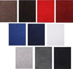 Betz Badvorleger Größe 50x70 Cm 100% Baumwolle Badematte Badteppich Duschvorlage 650 G/m² Farbe Anthraz -Vidaxlko Verkaufe 04b5f7f9e513ce386aff25f8f0767528