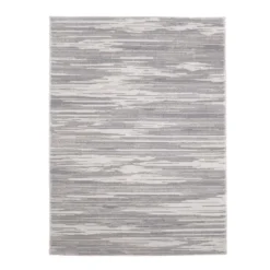 Teppich Modern Designer Flachflor Mit Streifen, Meliert, Hoch-Tief-Effekt In Grau Für Wohnzimmer Und Schlafzimmer, Größe In Cm:200 X 290 Cm -Vidaxlko Verkaufe 05b26214a64d8f3b930a159962431df1