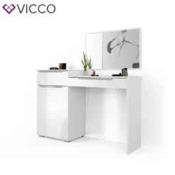 Vicco Schminktisch + Bank Little Lilli Weiß Hochglanz 135 X 90 X 39 Holzwerkstoff -Vidaxlko Verkaufe 05e0912dd2329ea78313f27c7d7fd6f3