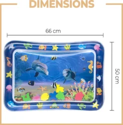 Baby Wassermatte Aufblasbare Wasserspielmatte XXL Sensorisches Spielzeug Kleinkinder Wasserspiel Bodenmatte Wachstum Aktivität Tool Bauchzeit Retoo -Vidaxlko Verkaufe 0679109c3192c425d56c4dda6a3758a3