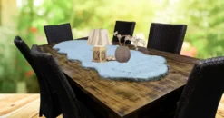 Kuschelfell Kunstfell Betvorleger Teppich Schaffell Lang Ca.60x180cm Plüsch, Grau -Vidaxlko Verkaufe 0697c58ae4eea37afb83edc78b4e3f44