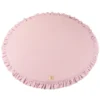 MeowBaby Baby Spielmatte Rund Mit Volant, Rosa