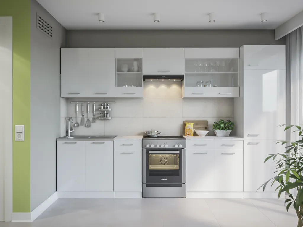 Küche Martha 320+ Küchenzeile Küchenblock EinbauKüche KomplettKüche Weißlack 1 Küche Martha 320+ Küchenzeile Küchenblock EinbauKüche KomplettKüche Weißlack