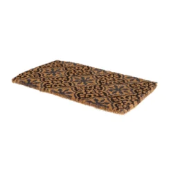 Zauberhafte Türmatte ROMANA Mosaik; Kokos Matte, Portugiesischer Stil, Rosettenmuster -Vidaxlko Verkaufe 0a5ea570e569764f8bd496349201ae2d