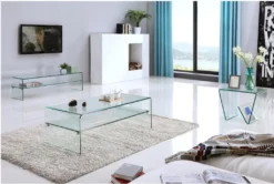 TV-Möbel Mit 1 Ablage - Glas - STILEOS -Vidaxlko Verkaufe 0b2959e78045fbaaf9f7f57db1c8ec9e