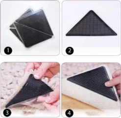 Teppich Antirutschunterlage Antirutschmatte Für Teppiche Rug Rutschfester 4 Stück Antirutsch Waschbar Antirutschmatte Teppichunterlage Teppichstop Retoo -Vidaxlko Verkaufe 0c0bcf2e948101c7bbef3fbee34e0268