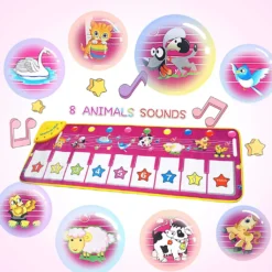 Spielzeug Piano Matte Tanzmatte Klaviertastatur Klaviermatte Musikmatten Touch Musical Teppich Für Babys Kleinkind Jungen Und Mädchen Geschenk 100*36 Cm -Vidaxlko Verkaufe 0deb231fbdaa1efcc500e5b05884a1c8
