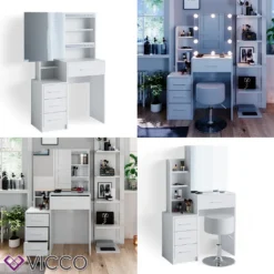 Vicco Schminktisch Frisiertisch Schminkkommode Conrada + Hocker Frisierkommode -Vidaxlko Verkaufe 0e45ae7bf240ddf65edeb1c174aabdba
