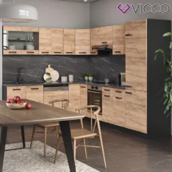 Vicco Eckküchenzeile R-Line Anthrazit Goldkraft 287 X 227 Cm Holzwerkstoff -Vidaxlko Verkaufe 0eb7f3a7bcdab5bee9ab890c6b12b0f3