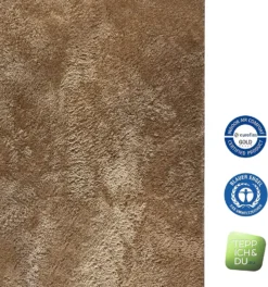 Karat Flokati Shaggy Teppich Elite Küchenläufer Teppichläufer Flurteppich, Hellbraun, 80x500 Cm -Vidaxlko Verkaufe 101351185e598dcb26028363bc37379b