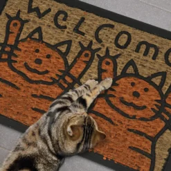 Relaxdays Fußmatte Kokos Katzen -Vidaxlko Verkaufe 115135f54af61c18932014dd67ad18d0