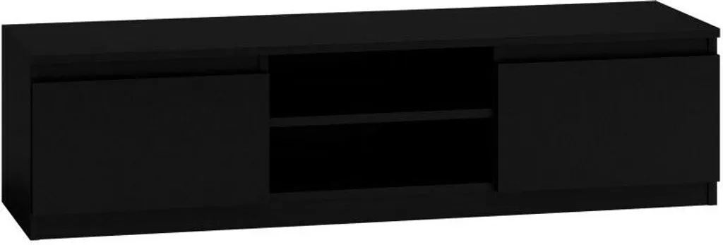 TV Schrank Lowboard Fernseher Schrank TV Möbel Fernsehtisch Sonoma Weiß, Farbe:Sonoma Weiß, Größe:140cm 2 TV Schrank Lowboard Fernseher Schrank TV Möbel Fernsehtisch Sonoma Weiß, Farbe:Sonoma Weiß, Größe:140cm – Bild 2