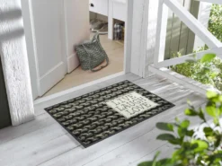 Wash+dry Fußmatte Live Laugh Love 50 X 75 Cm Waschbare Schmutzmatte