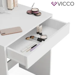 Vicco Schminktisch Frisiertisch Schminkkommode Isabelle LED-Beleuchtung Kommode -Vidaxlko Verkaufe 14591b0c65f771214a5c55a94fc04cec