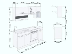 Küche Alina 180 Küchenzeile Küchenblock EinbauKüche KomplettKüche Weißlack 5 Küche Alina 180 Küchenzeile Küchenblock EinbauKüche KomplettKüche Weißlack -Vidaxlko Verkaufe 14d69c896c9d463c51bde7025907913d