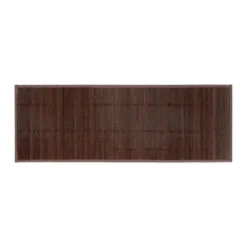 Relaxdays Bambusmatte Dunkelbraun