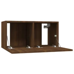VidaXL TV-Wandschrank Braun Eiche 3 Stk. 60x30x30 Cm Holzwerkstoff -Vidaxlko Verkaufe 191612d1e68798ab8a53bea46161e996