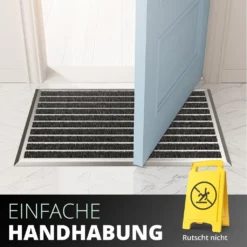 Fußmatte Außen Grau 55 X 90 Cm, Aluminium Fußmatten, Fußabtreter Außen, Schmutzfang Alu, Schmutzfangmatte Außenbereich, Fussmatte Aussenbereich, Türmatte Außen, Fußabstreifer Hauseingang, Abtreter -Vidaxlko Verkaufe 19288a050189ef823a21d48dd4c58f3a