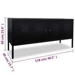 VidaXL Fernsehschrank 118 X 40 X 60 Cm Schwarz -Vidaxlko Verkaufe 1c4a4ee70ddf337a03bf3c1c1c2a7504