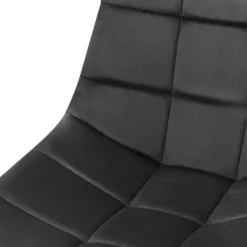 4er Set Esszimmerstühle Polsterstuhl Mit Rückenlehne, Bis 120 Kg Belastbar,Metallbeine,Schwarz -Vidaxlko Verkaufe 1c5b25ff3029b39e85eaf3b35bca338a