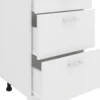 VCM Küchenschrank Breite 50 Cm Schublade Unterschrank Küche Küchenmöbel Esilo Weiß