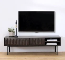 Latina TV Tisch Wohnzimmer TV-Schrank Kommde Sideboard Fernsehtisch Braun Möbel -Vidaxlko Verkaufe 1e620503c1a097bd05fb2da0efeee8d9