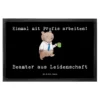 Mr. & Mrs. Panda 40 X 60 Fußmatte Beamter Aus Leidenschaft - Schwarz - Geschenk, Fußabtreter, Schenken, Verbeamtung, Schmutzmatte, Beamtentum, Schmutzfangmatte, Rente