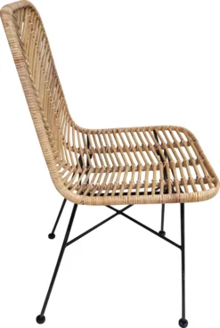 SIT Möbel Rattan-Stuhl 2er-Set | Sitzschale Rattan Natur | Gestell Metall Antikschwarz | B 44 X T 57 X H 87 Cm | 05339-01 | Serie RATTAN -Vidaxlko Verkaufe 217f8850f106c594d8ecc5ea419b05a8