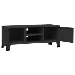 Chunhe TV-Schrank Industrie-Stil Schwarz 105x35x42 Cm Metall -Vidaxlko Verkaufe 21b261cdf75549e644958eb82bac7faf