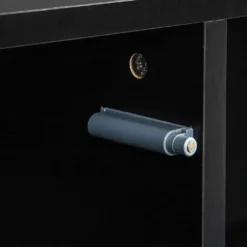 Makika TV Lowboard / Fernsehtisch - Schwarz Hochglanz -Vidaxlko Verkaufe 222b0511dd5921afcc5c87843f3731e0