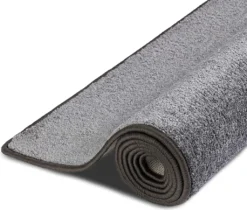 Teppich Läufer Sundae Für Wohnzimmer Flur Und Küche, Anthrazit 77 240x250 Cm -Vidaxlko Verkaufe 2556a4b416b3c5831b5ce1dc5013cd2e