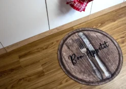 Küchenteppich 'Bon Appetit' Rund 67 Cm -Vidaxlko Verkaufe 2581a9cdfcb911b7cacffcd570d01396