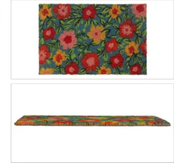 Relaxdays Fußmatte Kokos Blüten -Vidaxlko Verkaufe 2599866eff9d6b9da8206e617a2f9bf1