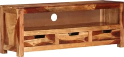 VidaXL TV-Schrank 110x30x40 Cm Massivholz Akazie