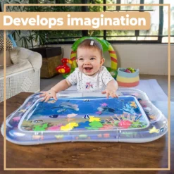 Baby Wassermatte Aufblasbare Wasserspielmatte XXL Sensorisches Spielzeug Kleinkinder Wasserspiel Bodenmatte Wachstum Aktivität Tool Bauchzeit Retoo -Vidaxlko Verkaufe 2bb41699bcde7ef01cff08fb9b7ce920