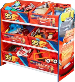 Worlds Appart Disney Cars - Regal Zur Spielzeugaufbewahrung Mit Sechs Kisten Für Kinder, 471CAA -Vidaxlko Verkaufe 2ccfdebe7f13ab6fb29370f9f33dea91