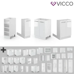 Vicco Kücheninsel Fame-Line Weiß Hochglanz 90 Cm Holzwerkstoff -Vidaxlko Verkaufe 31cc95d09b7b84ded2a9d211eb82583c