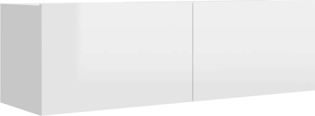 VidaXL TV-Schränke 3 Stk. Hochglanz-Weiß Holzwerkstoff 4 VidaXL TV-Schränke 3 Stk. Hochglanz-Weiß Holzwerkstoff – Bild 4