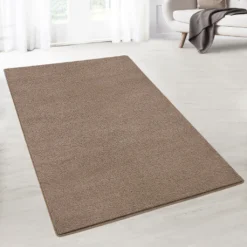 Teppich-Läufer Auf Maß Dynasty Hellbraun 50x200 Cm