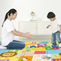 Krabbelmatte Spielmatte Faltbar Doppelseitig Spielunterlage Spielteppich Baby Matte Tragbar Wasserdicht Bunt 180x100cm (Grün) -Vidaxlko Verkaufe 396a41c48e452ebe1914016e7fcd6b90