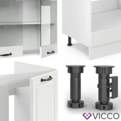 Vicco Eckküchenzeile R-Line Weiß Landhaus 227 X 287 Cm Holzwerkstoff 11 Vicco Eckküchenzeile R-Line Weiß Landhaus 227 X 287 Cm Holzwerkstoff -Vidaxlko Verkaufe 3a1565cd626673077834fa386eba1d54