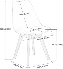 H.J WeDoo 4 X Wohnzimmerstuhl Esszimmerstuhl Bürostuhl Relaxsessel Mit Massivholz Buche Bein,Retro Design Gepolsterter Stuhl Küchenstuhl Holz, Grau -Vidaxlko Verkaufe 3a79b61583d156fe9401c7450d83dd04