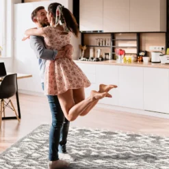 Teppich Wohnzimmer Shaggy Grau Creme Deko Schlafzimmer Hochflor Mit Fransen Flauschig, Größen:200 X 290 Cm -Vidaxlko Verkaufe 3b1443dced25dcc33726114a30bbaaa2