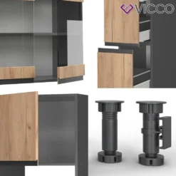 Vicco Küchenzeile R-Line J-Shape Anthrazit Goldkraft 350 Cm Holzwerkstoff 12 Vicco Küchenzeile R-Line J-Shape Anthrazit Goldkraft 350 Cm Holzwerkstoff -Vidaxlko Verkaufe 3c4033fca6a2aaa2a8d6bbf80c6a4159