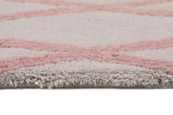 Homie Living - Badteppich - San Bosa - Grau/rosa - 55x65 Cm -Vidaxlko Verkaufe 3d82795cd1d3e624c0a0d654945972c3