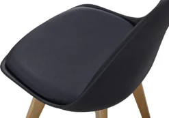 Esszimmerstuhl -4 Stück-Esszimmerstühle - Schalenstuhl - Gestell Aus Buchenholz - Schwarz -Vidaxlko Verkaufe 3dbdd6695fdd33d80f49459b06dc21b9