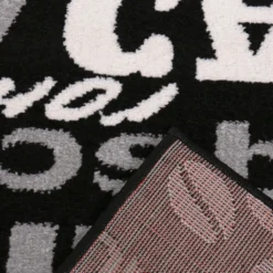 Küchenteppich Teppichläufer Coffee Design Modern Kaffee Muster In Schwarz Ideal Für Die Lounge Oder Küche, Maße:120x170 Cm -Vidaxlko Verkaufe 3ec34b9e03e267625ba9cee04dba1faa