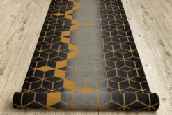 Läufer Antirutsch 67 Cm HEKSAGON Hexagon Schwarz / Gold Schwarz 67x220 Cm -Vidaxlko Verkaufe 3f9f433baa30215698fccca9e16032a8